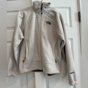 North Face Windwall fleece jacket. Size S. Off white/cream color.